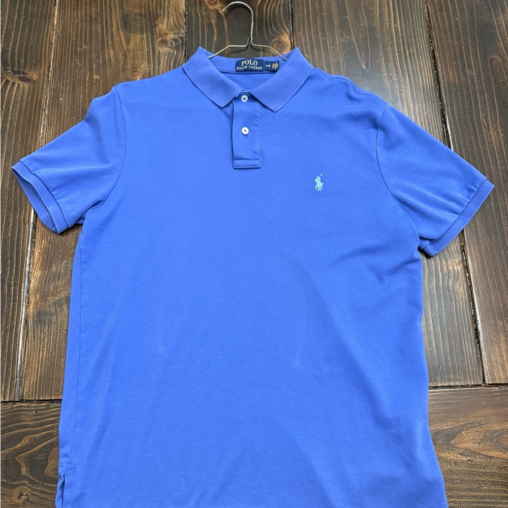 Ralph Lauren Men's Blue Polo Shirt